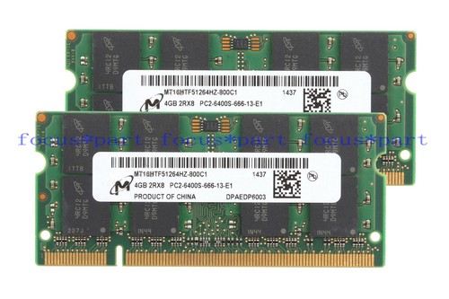 8gb 2x4gb ddr2 800mhz - 8gb, ddr2-800mhz